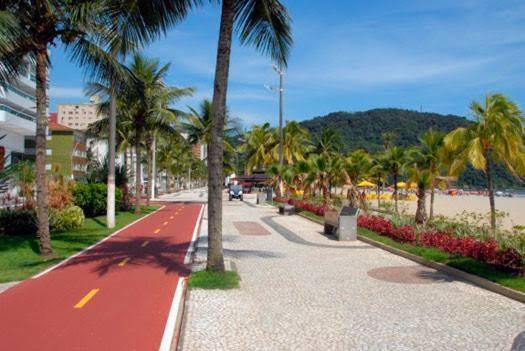 Kitnet Pe Na Areia Vista Mar - Boqueirao Praia Grande-Sp Apartment Прая Гранде Екстериор снимка