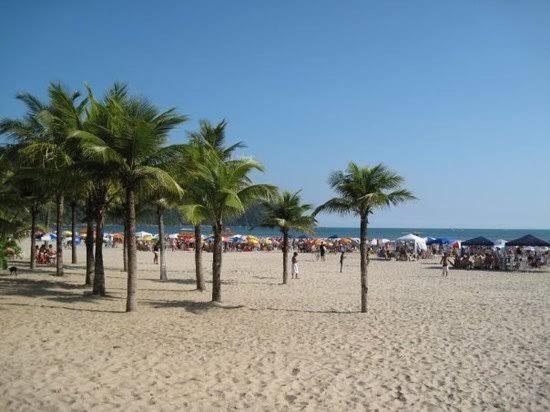 Kitnet Pe Na Areia Vista Mar - Boqueirao Praia Grande-Sp Apartment Прая Гранде Екстериор снимка